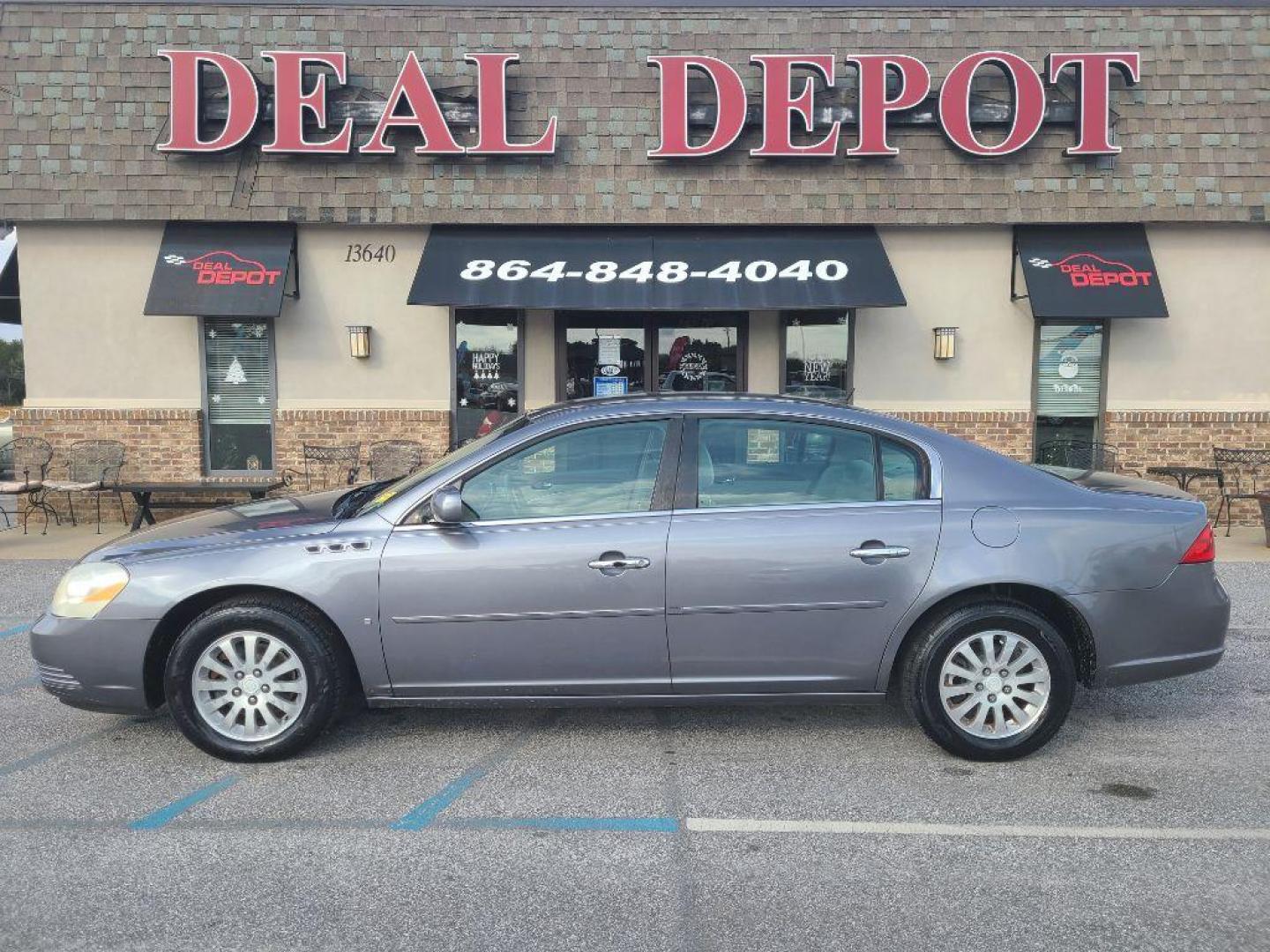 2008 GRAY BUICK LUCERNE CX (1G4HP57228U) with an 3.8L engine, Automatic transmission, located at 13640 E Wade Hampton Blvd, Greer, SC, 29651, (864) 848-4040, 34.950825, -82.197464 - Photo#0