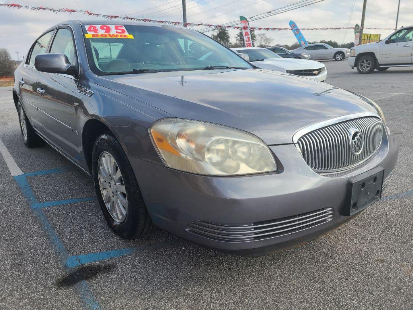 2008 GRAY BUICK LUCERNE CX (1G4HP57228U) with an 3.8L engine, Automatic transmission, located at 13640 E Wade Hampton Blvd, Greer, SC, 29651, (864) 848-4040, 34.950825, -82.197464 - Photo#3