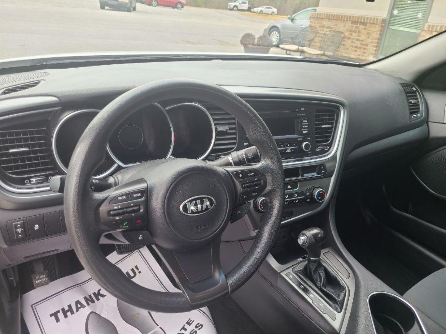 2015 WHITE KIA OPTIMA LX (KNAGM4A77F5) with an 2.4L engine, Automatic transmission, located at 13640 E Wade Hampton Blvd, Greer, SC, 29651, (864) 848-4040, 34.950825, -82.197464 - Photo#8