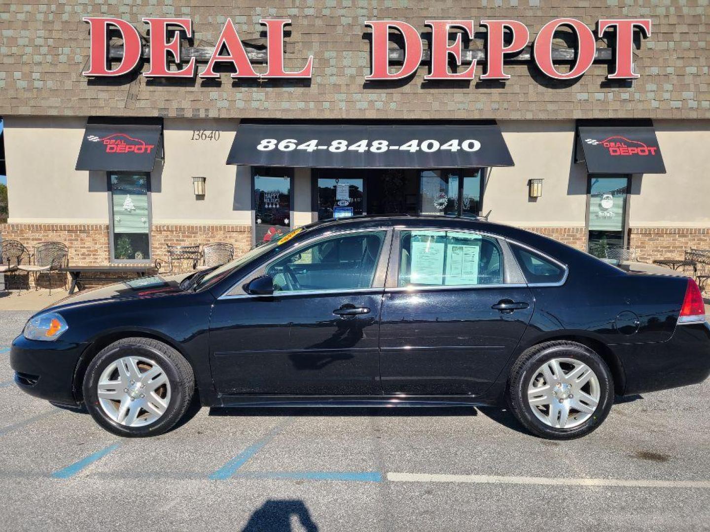 2016 BLACK CHEVROLET IMPALA LIMITED LT (2G1WB5E34G1) with an 3.6L engine, Automatic transmission, located at 13640 E Wade Hampton Blvd, Greer, SC, 29651, (864) 848-4040, 34.950825, -82.197464 - Photo#0
