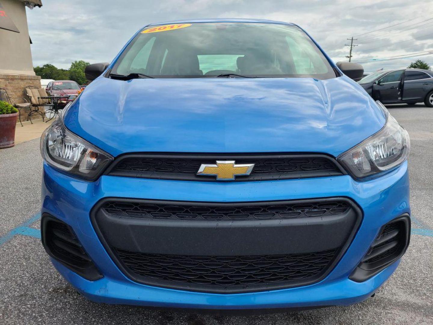2017 BLUE CHEVROLET SPARK LS (KL8CB6SA3HC) with an 1.4L engine, Continuously Variable transmission, located at 13640 E Wade Hampton Blvd, Greer, SC, 29651, (864) 848-4040, 34.950825, -82.197464 - Photo#2