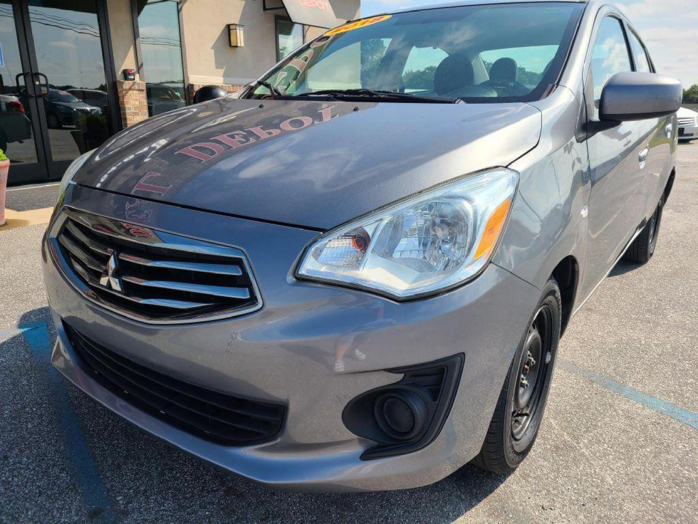 2018 GRAY MITSUBISHI MIRAGE G4 ES (ML32F3FJ2JH) with an 1.2L engine, Continuously Variable transmission, located at 13640 E Wade Hampton Blvd, Greer, SC, 29651, (864) 848-4040, 34.950825, -82.197464 - Photo#1