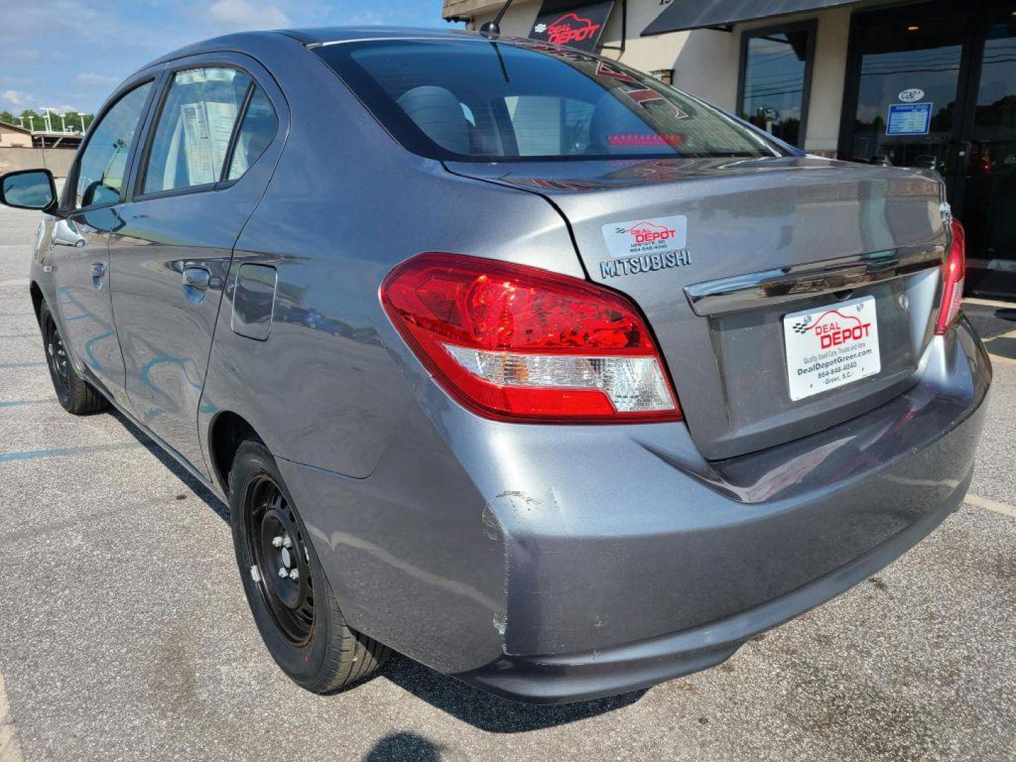 2018 GRAY MITSUBISHI MIRAGE G4 ES (ML32F3FJ2JH) with an 1.2L engine, Continuously Variable transmission, located at 13640 E Wade Hampton Blvd, Greer, SC, 29651, (864) 848-4040, 34.950825, -82.197464 - Photo#4
