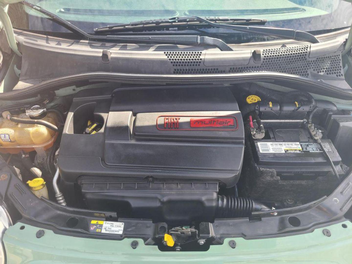 2013 GREEN FIAT 500 SPORT (3C3CFFBR9DT) with an 1.4L engine, Automatic transmission, located at 13640 E Wade Hampton Blvd, Greer, SC, 29651, (864) 848-4040, 34.950825, -82.197464 - Photo#11