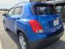 2015 BLUE CHEVROLET TRAX 1LT (KL7CJLSB2FB) with an 1.4L engine, Automatic transmission, located at 13640 E Wade Hampton Blvd, Greer, SC, 29651, (864) 848-4040, 34.950825, -82.197464 - Photo#4