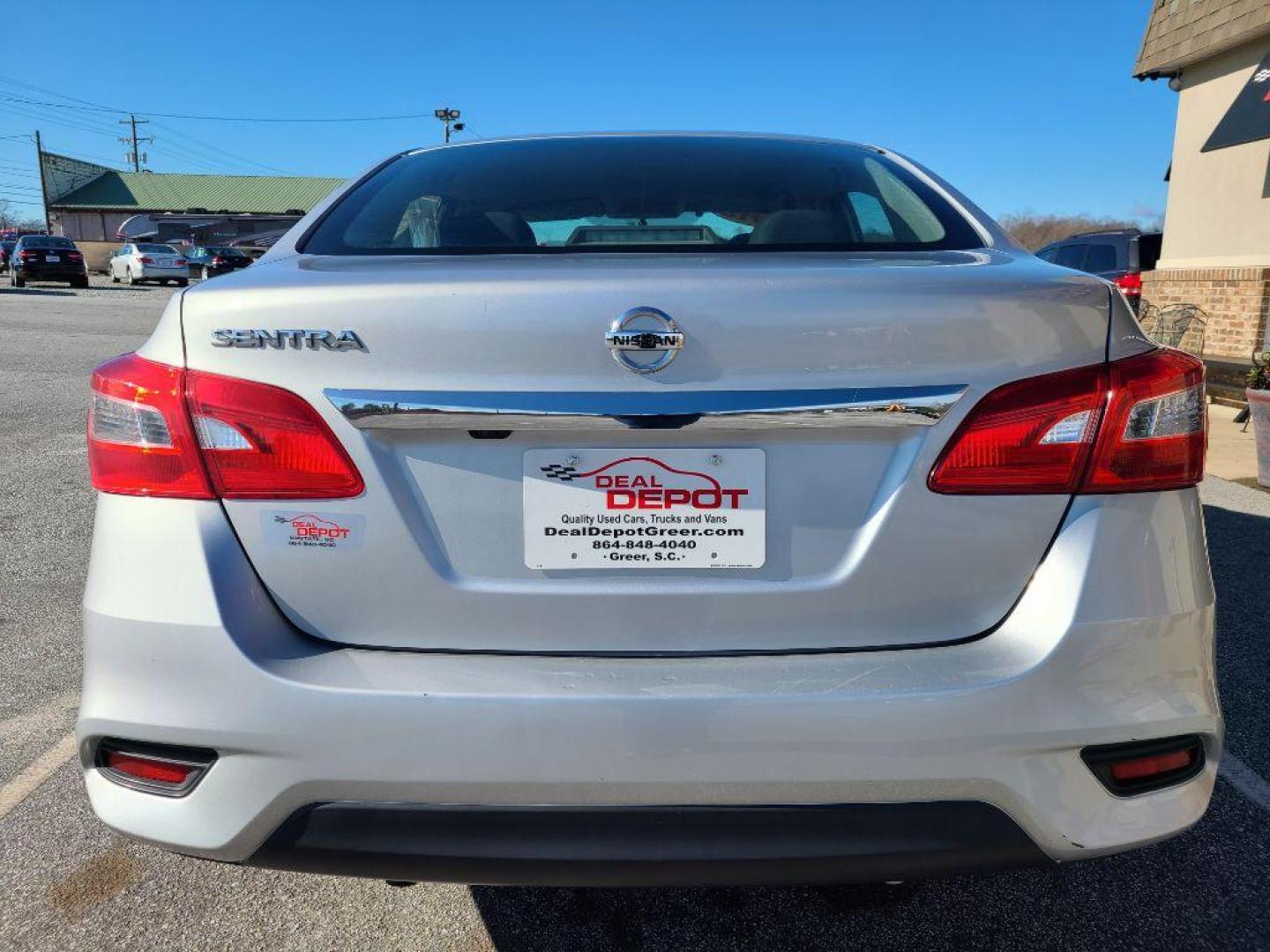 2018 SLIVER NISSAN SENTRA S (3N1AB7AP5JY) with an 1.8L engine, Continuously Variable transmission, located at 13640 E Wade Hampton Blvd, Greer, SC, 29651, (864) 848-4040, 34.950825, -82.197464 - Photo#5