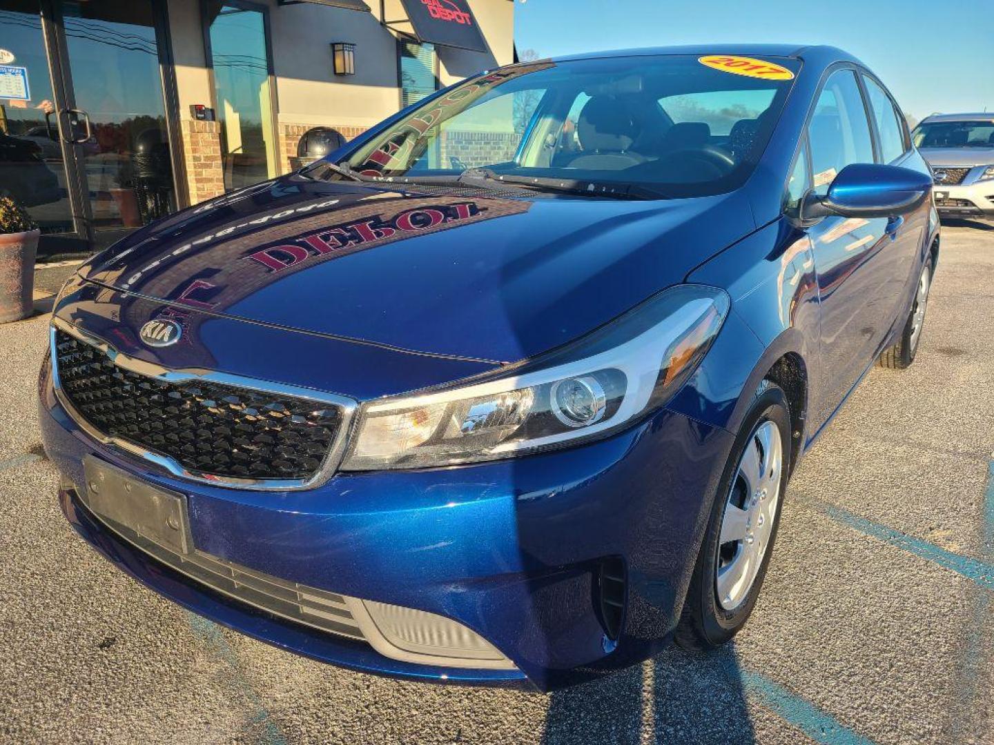 2017 BLUE KIA FORTE (3KPFL4A77HE) with an 2.0L engine, Automatic transmission, located at 13640 E Wade Hampton Blvd, Greer, SC, 29651, (864) 848-4040, 34.950825, -82.197464 - Photo#1