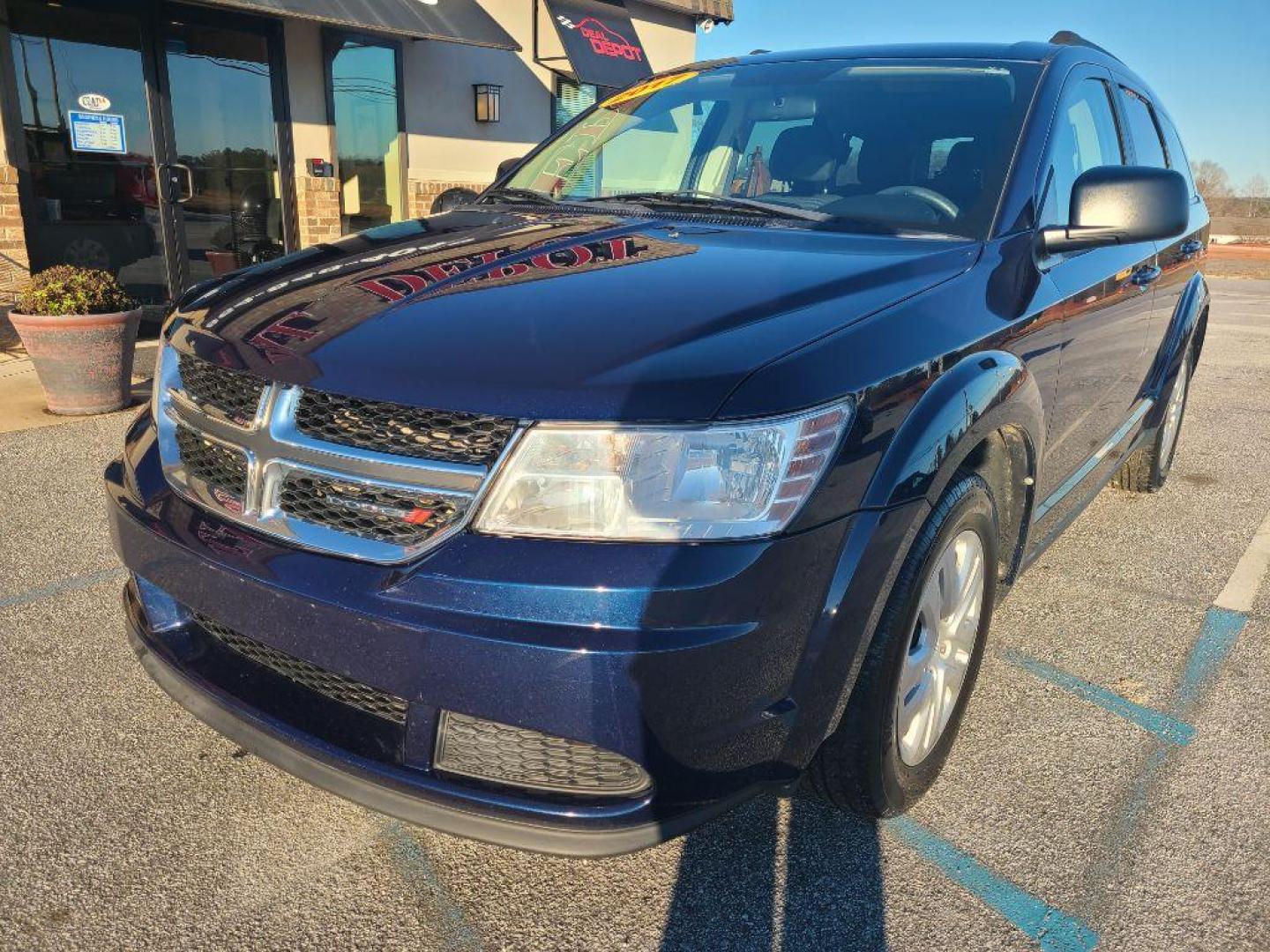 2017 BLUE DODGE JOURNEY SE (3C4PDCAB7HT) with an 2.4L engine, Automatic transmission, located at 13640 E Wade Hampton Blvd, Greer, SC, 29651, (864) 848-4040, 34.950825, -82.197464 - Photo#1