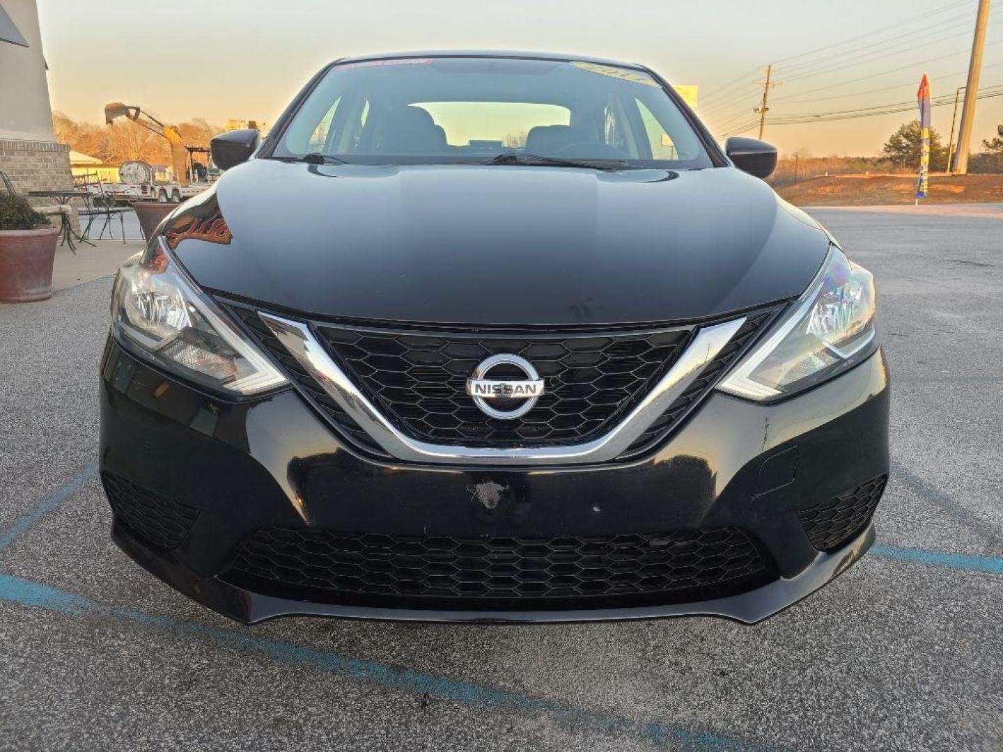 2017 BLACK NISSAN SENTRA (3N1AB7AP2HY) with an 1.8L engine, Automatic transmission, located at 13640 E Wade Hampton Blvd, Greer, SC, 29651, (864) 848-4040, 34.950825, -82.197464 - Photo#2