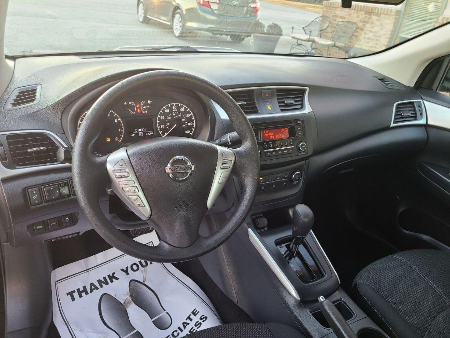2017 BLACK NISSAN SENTRA (3N1AB7AP2HY) with an 1.8L engine, Automatic transmission, located at 13640 E Wade Hampton Blvd, Greer, SC, 29651, (864) 848-4040, 34.950825, -82.197464 - Photo#8