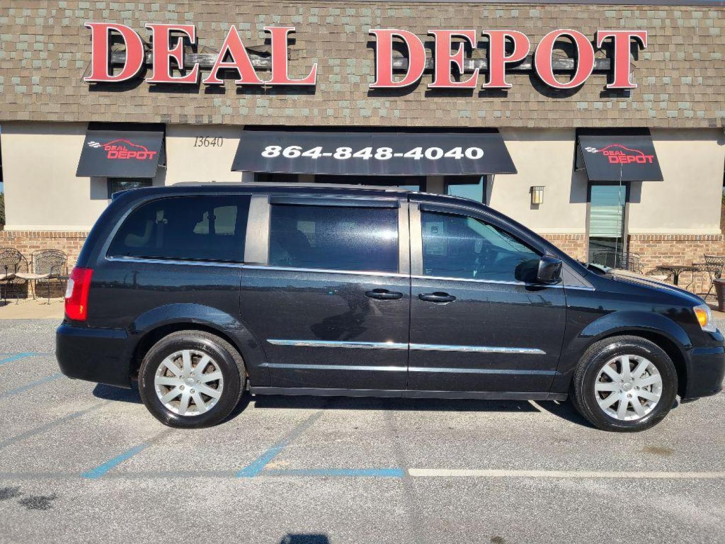 2013 BLACK CHRYSLER TOWN AND COUNTR TOURING (2C4RC1BG8DR) with an 3.6L engine, Automatic transmission, located at 13640 E Wade Hampton Blvd, Greer, SC, 29651, (864) 848-4040, 34.950825, -82.197464 - Photo#17