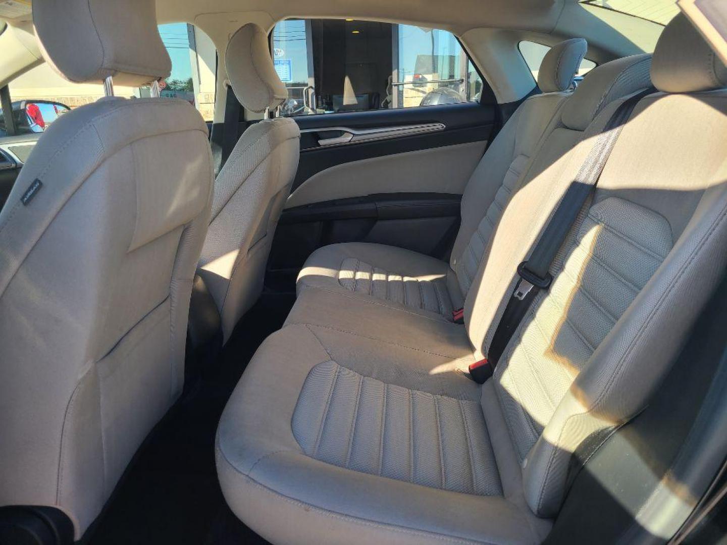 2017 BLACK FORD FUSION S (3FA6P0G74HR) with an 2.5L engine, Automatic transmission, located at 13640 E Wade Hampton Blvd, Greer, SC, 29651, (864) 848-4040, 34.950825, -82.197464 - Photo#10