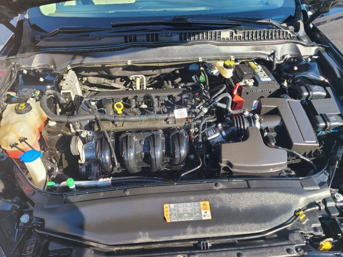 2017 BLACK FORD FUSION S (3FA6P0G74HR) with an 2.5L engine, Automatic transmission, located at 13640 E Wade Hampton Blvd, Greer, SC, 29651, (864) 848-4040, 34.950825, -82.197464 - Photo#11