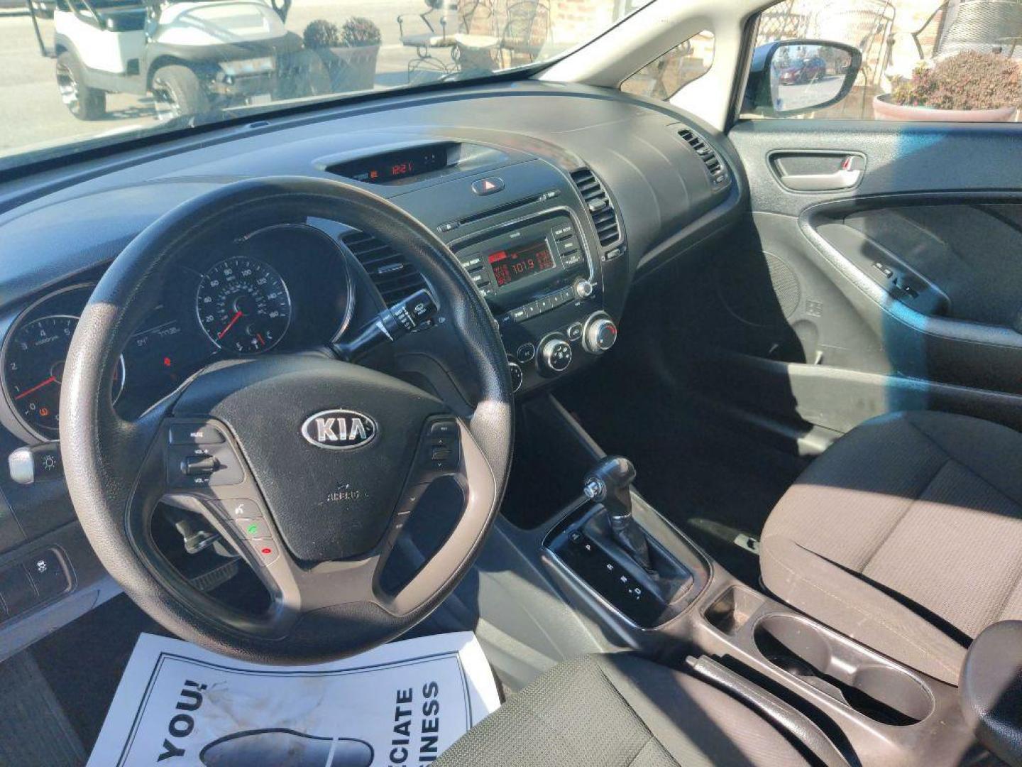 2017 SILVER KIA FORTE LX (3KPFK4A70HE) with an 2.0L engine, Automatic transmission, located at 13640 E Wade Hampton Blvd, Greer, SC, 29651, (864) 848-4040, 34.950825, -82.197464 - Photo#7