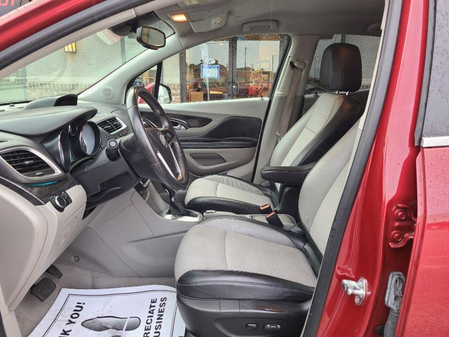 2015 RED BUICK ENCORE BASE (KL4CJASB0FB) with an 1.4L engine, Automatic transmission, located at 13640 E Wade Hampton Blvd, Greer, SC, 29651, (864) 848-4040, 34.950825, -82.197464 - Photo#9
