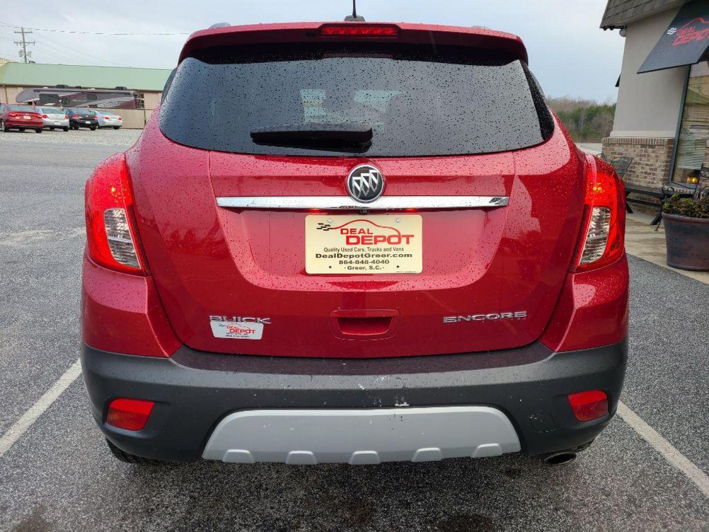 2015 RED BUICK ENCORE BASE (KL4CJASB0FB) with an 1.4L engine, Automatic transmission, located at 13640 E Wade Hampton Blvd, Greer, SC, 29651, (864) 848-4040, 34.950825, -82.197464 - Photo#5