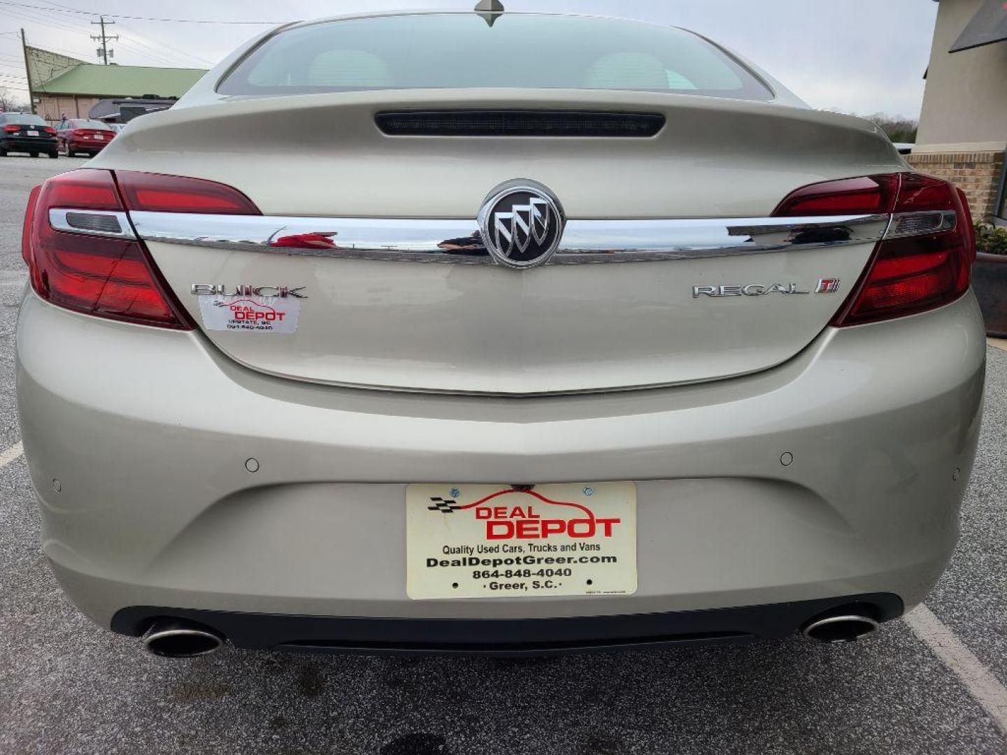 2015 GOLD BUICK REGAL PREMIUM I (2G4GN5EX7F9) with an 2.0L engine, Automatic transmission, located at 13640 E Wade Hampton Blvd, Greer, SC, 29651, (864) 848-4040, 34.950825, -82.197464 - Photo#5