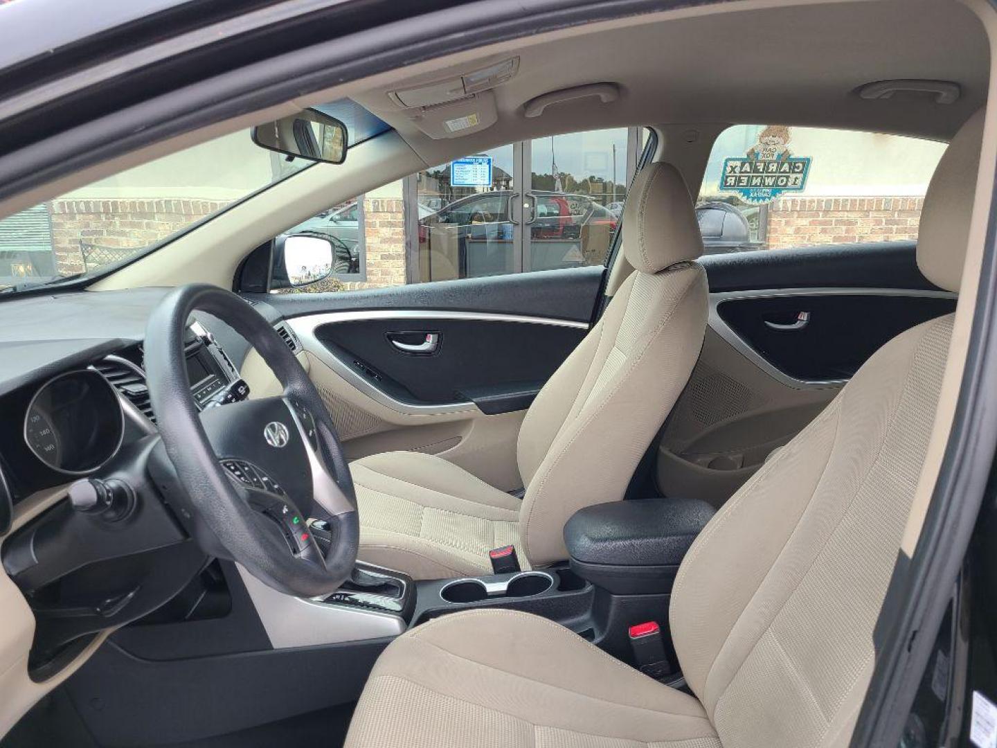 2016 BLACK HYUNDAI ELANTRA GT BASE (KMHD35LH2GU) with an 2.0L engine, 6-Speed Manual transmission, located at 13640 E Wade Hampton Blvd, Greer, SC, 29651, (864) 848-4040, 34.950825, -82.197464 - Photo#9