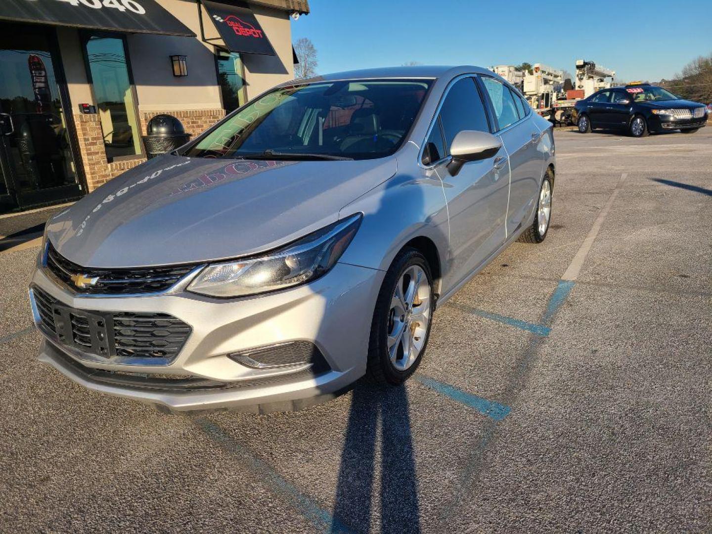 2017 SILVER CHEVROLET CRUZE PREMIER (1G1BF5SM5H7) with an 1.4L engine, Automatic transmission, located at 13640 E Wade Hampton Blvd, Greer, SC, 29651, (864) 848-4040, 34.950825, -82.197464 - Photo#1