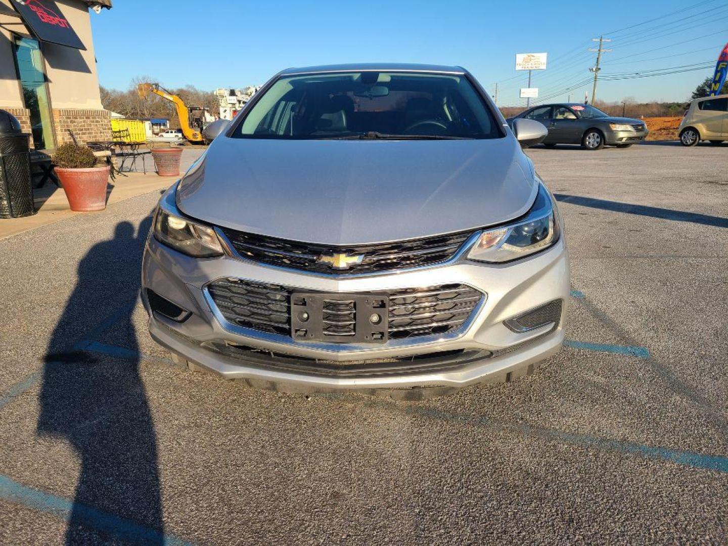 2017 SILVER CHEVROLET CRUZE PREMIER (1G1BF5SM5H7) with an 1.4L engine, Automatic transmission, located at 13640 E Wade Hampton Blvd, Greer, SC, 29651, (864) 848-4040, 34.950825, -82.197464 - Photo#2