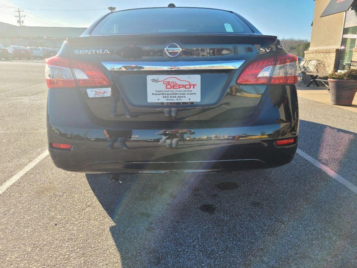 2015 BLACK NISSAN SENTRA SV (3N1AB7AP6FY) with an 1.8L engine, Automatic transmission, located at 13640 E Wade Hampton Blvd, Greer, SC, 29651, (864) 848-4040, 34.950825, -82.197464 - Photo#5