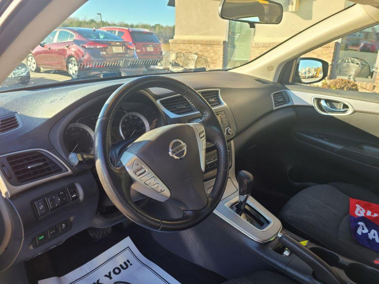 2015 BLACK NISSAN SENTRA SV (3N1AB7AP6FY) with an 1.8L engine, Automatic transmission, located at 13640 E Wade Hampton Blvd, Greer, SC, 29651, (864) 848-4040, 34.950825, -82.197464 - Photo#8
