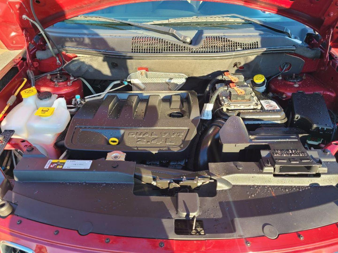 2014 RED JEEP COMPASS SPORT (1C4NJDBB9ED) with an 2.4L engine, 5-Speed Manual transmission, located at 13640 E Wade Hampton Blvd, Greer, SC, 29651, (864) 848-4040, 34.950825, -82.197464 - Photo#11