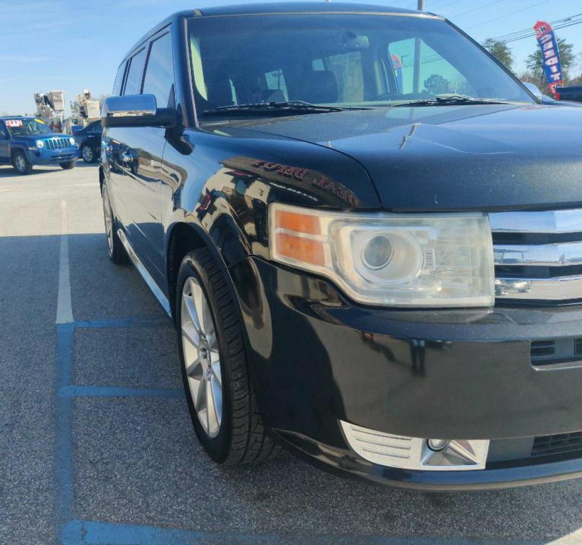 2011 BLACK FORD FLEX LIMITED (2FMGK5DC9BB) with an 3.5L engine, Automatic transmission, located at 13640 E Wade Hampton Blvd, Greer, SC, 29651, (864) 848-4040, 34.950825, -82.197464 - Photo#3