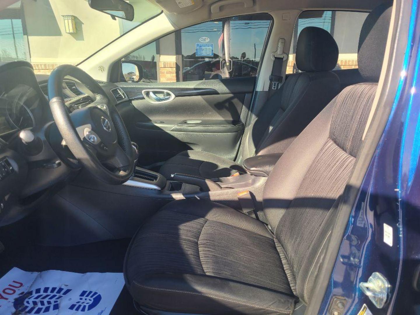 2018 BLUE NISSAN SENTRA SV (3N1AB7AP7JY) with an 1.8L engine, Continuously Variable transmission, located at 13640 E Wade Hampton Blvd, Greer, SC, 29651, (864) 848-4040, 34.950825, -82.197464 - Photo#9