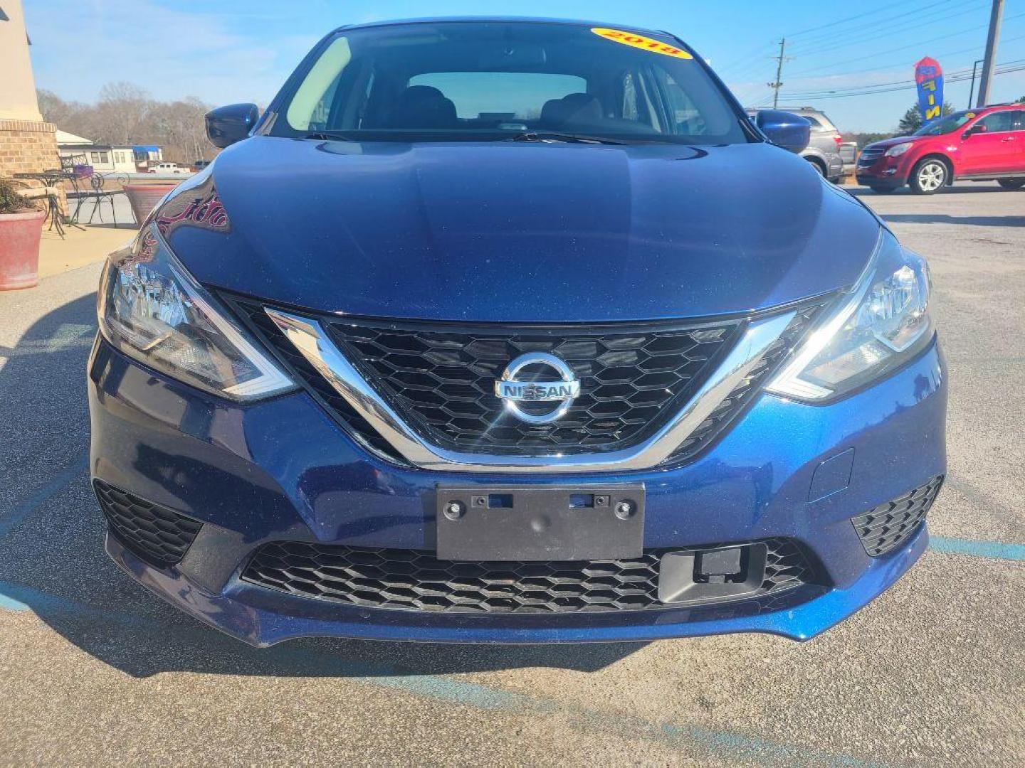 2018 BLUE NISSAN SENTRA SV (3N1AB7AP7JY) with an 1.8L engine, Continuously Variable transmission, located at 13640 E Wade Hampton Blvd, Greer, SC, 29651, (864) 848-4040, 34.950825, -82.197464 - Photo#2